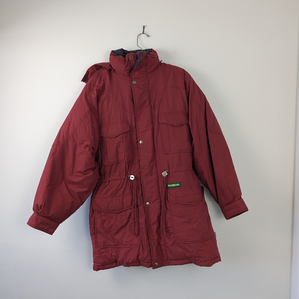 Women's SWAN Genuine Down Feather Long Coat - Size Medium